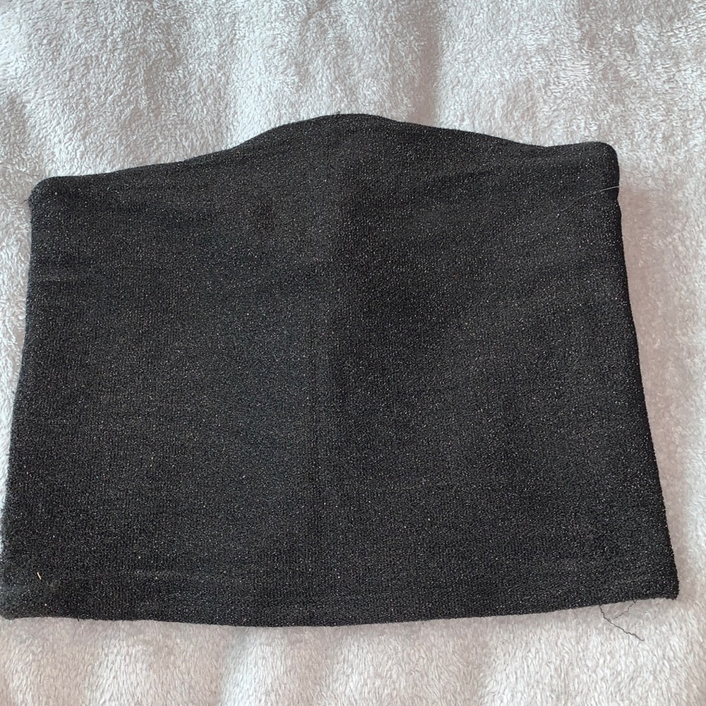 Wild Fable Black Sparkly Tube Top